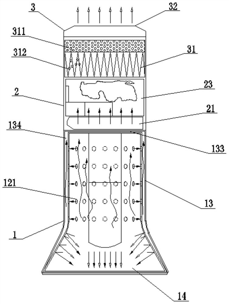 Moxibustion Apparatus for Clearing Fire and Smoke