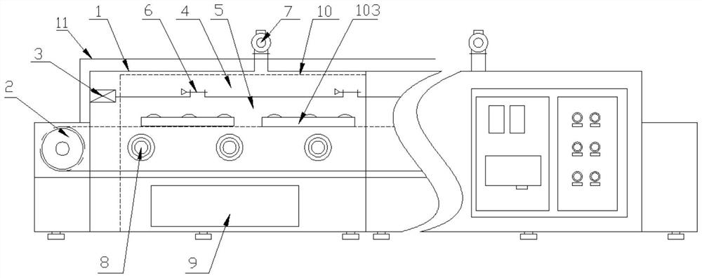 Continuous conveying and fermenting device