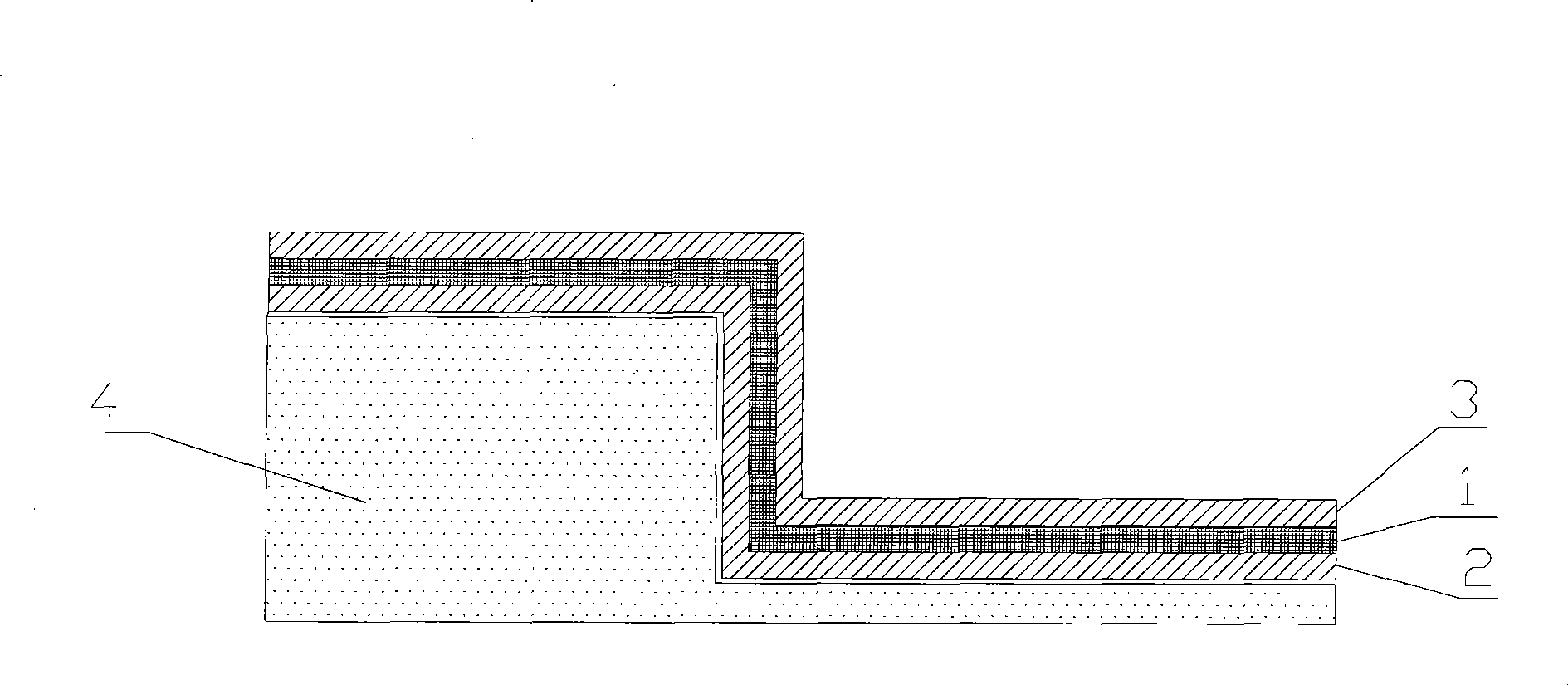 Heating layer and heating method of megawatt level wind-powered blade mold