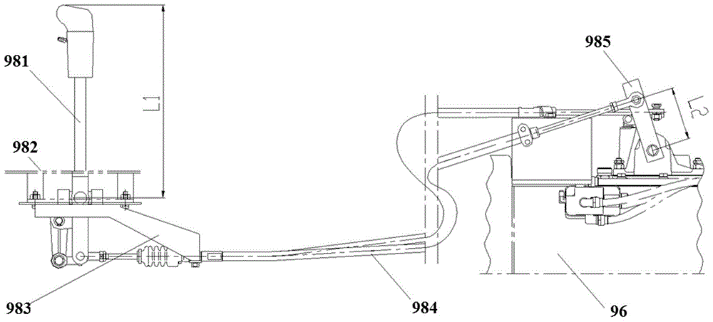 Shift assist mechanism and truck crane