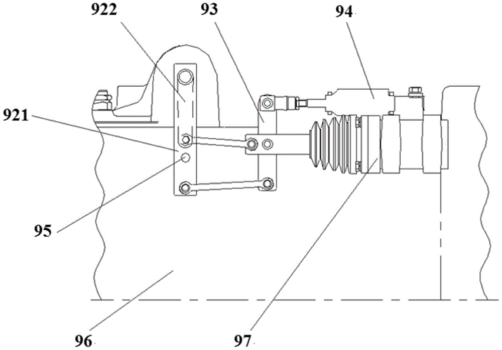 Shift assist mechanism and truck crane