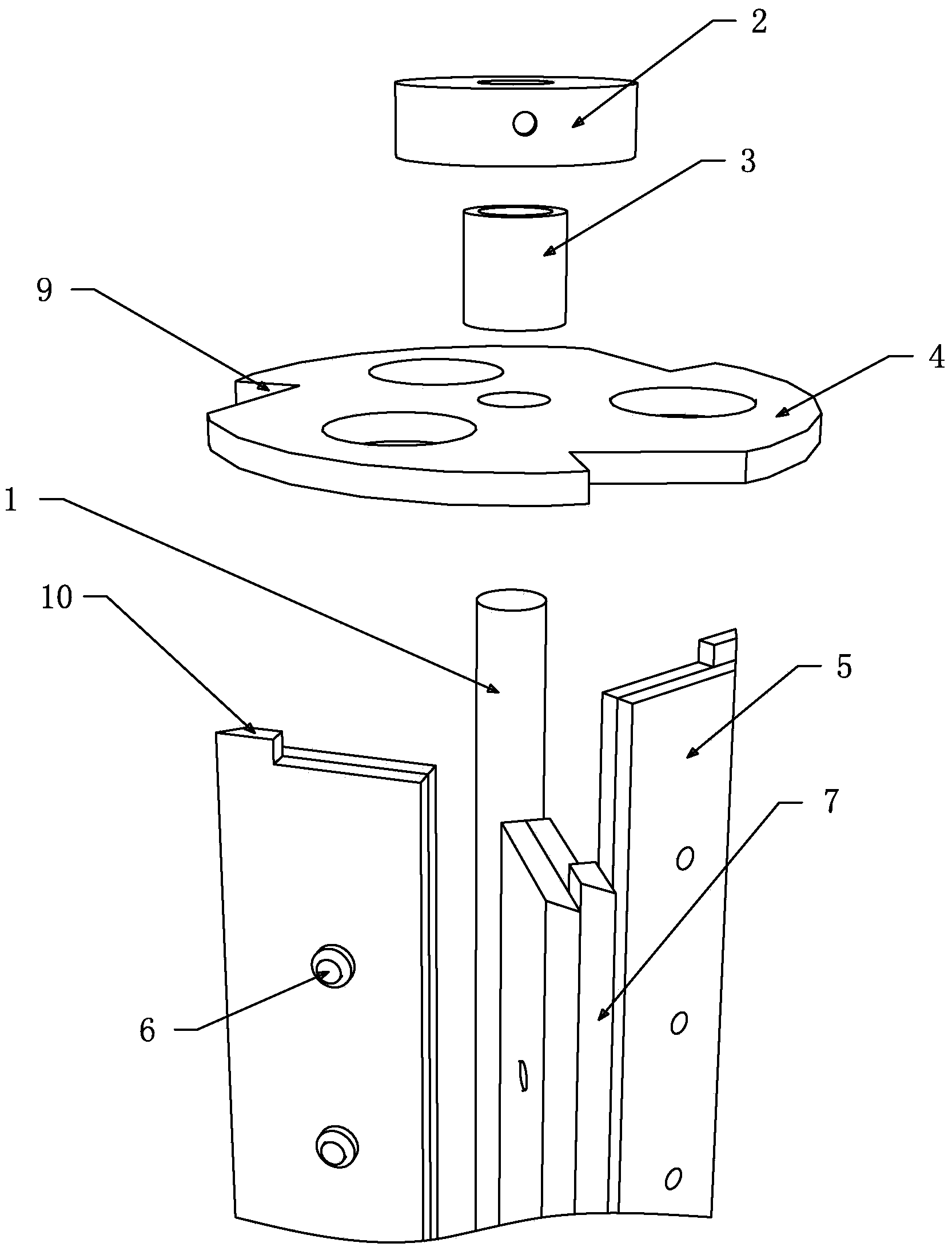 Foam rotary knife for structural heat preservation board