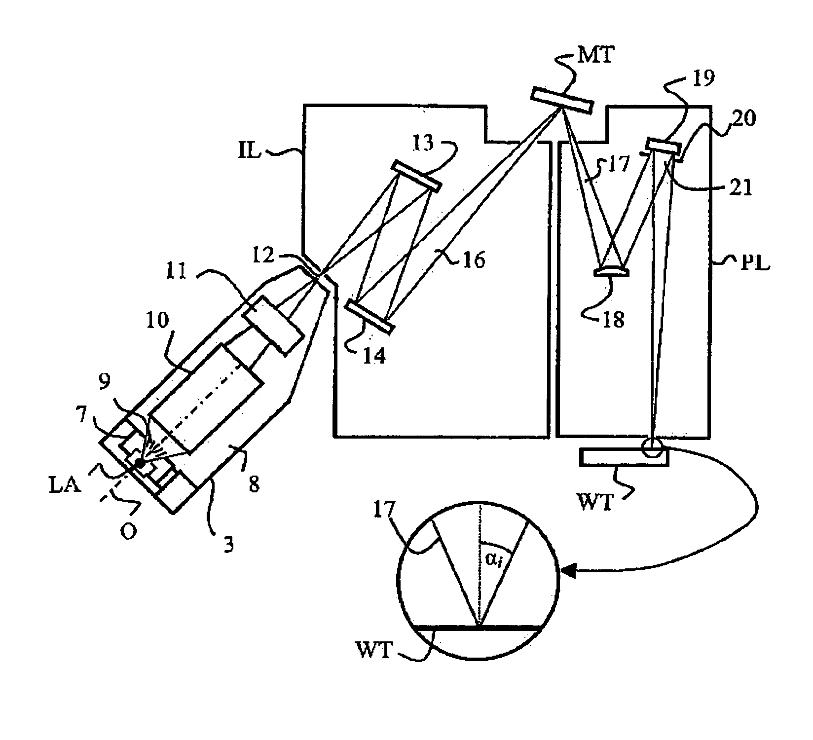 Optical element, lithographic apparatus including such an optical element, device manufacturing method, and device manufactured thereby