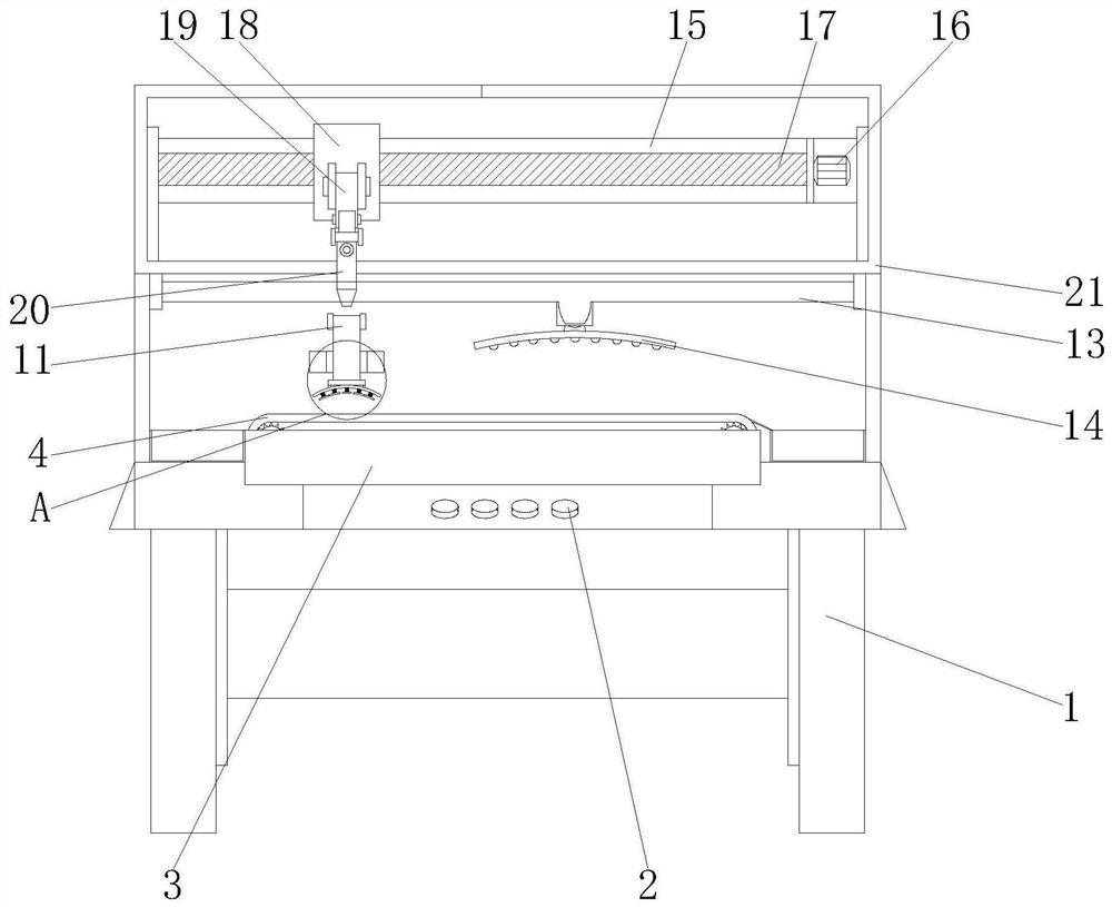 Automatic dispensing and curing all-in-one machine