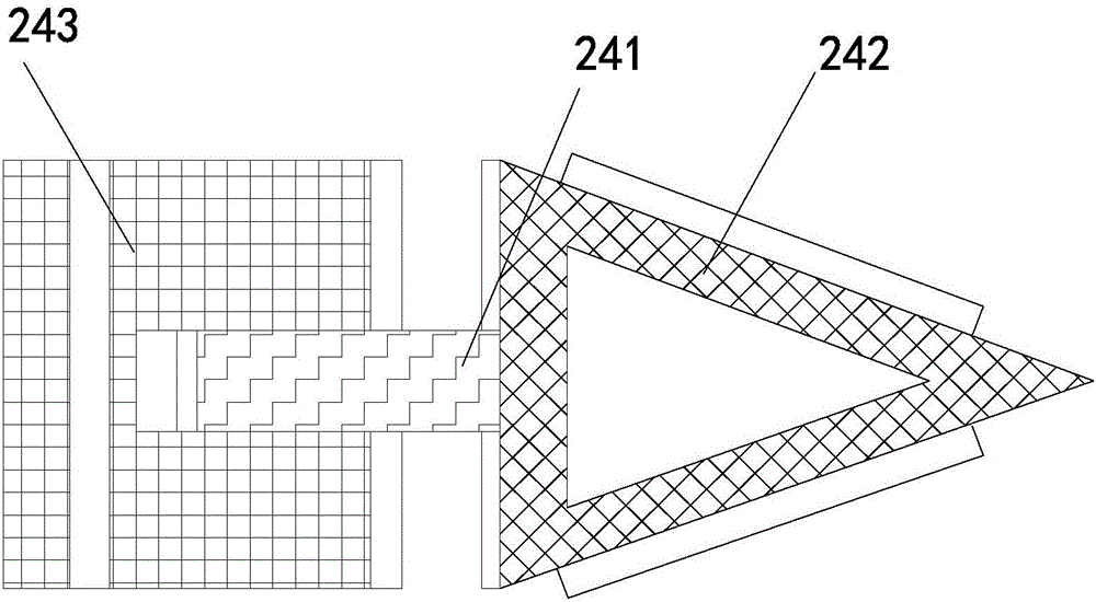 Efficient moisture-removing type sludge treatment device