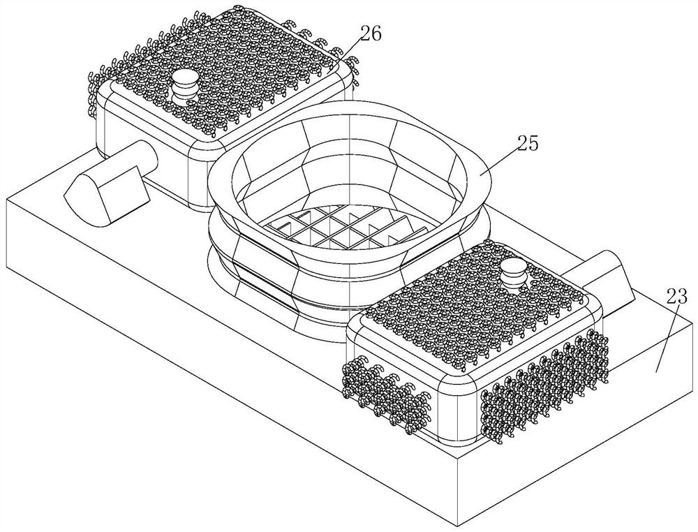 Vibrating dust collection device for carpet