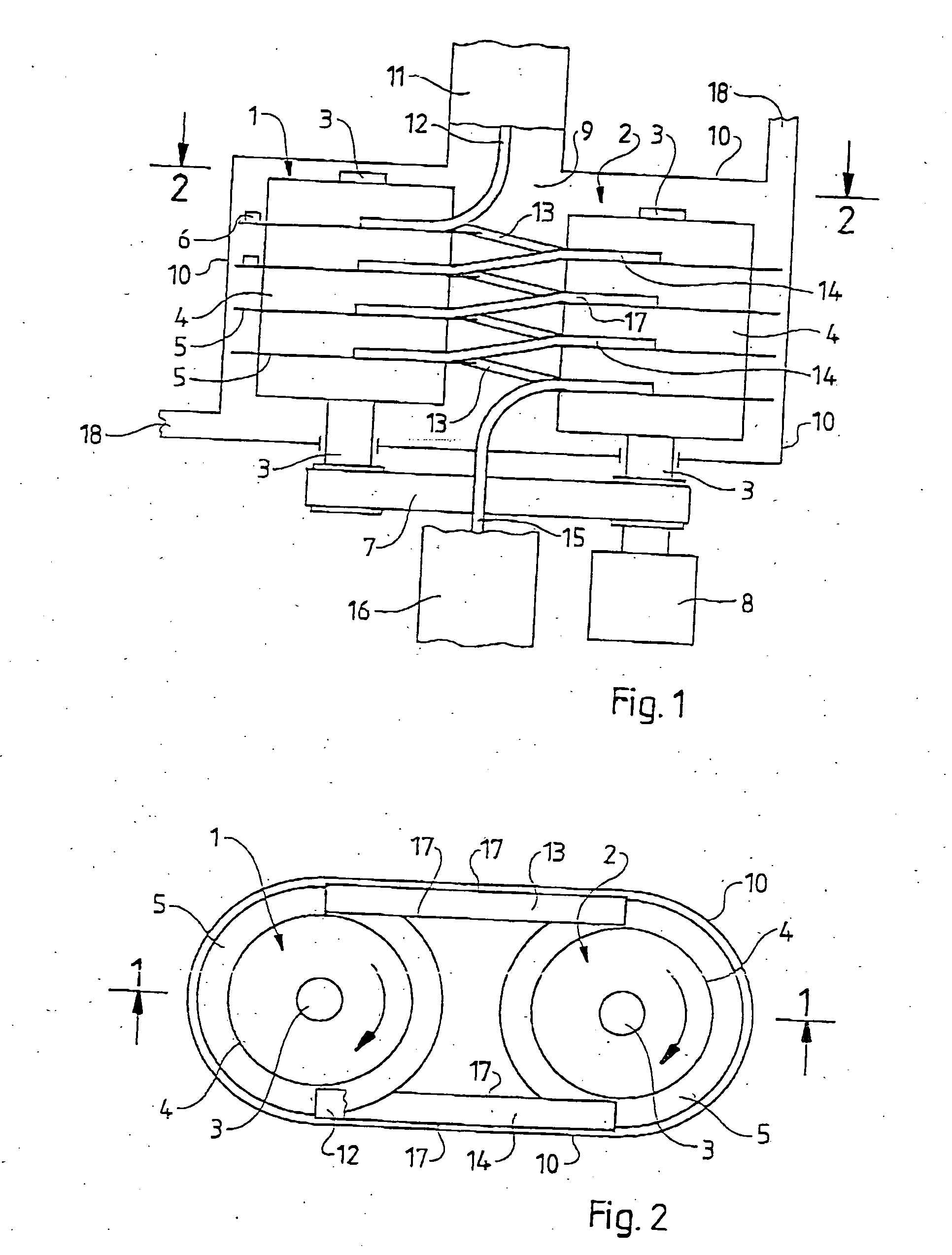 Beverage bottling plant for filling bottles with a liquid beverage having a treatment device for beverage container caps