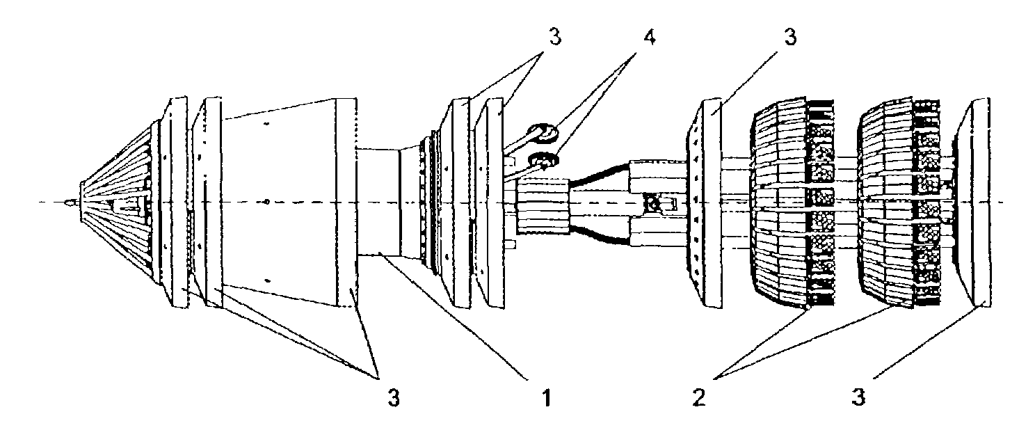 In-tube ultrasonic device for wall thickness metering