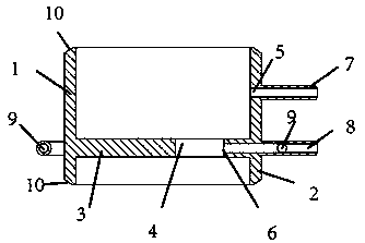 Three-hole balance flow meter and application