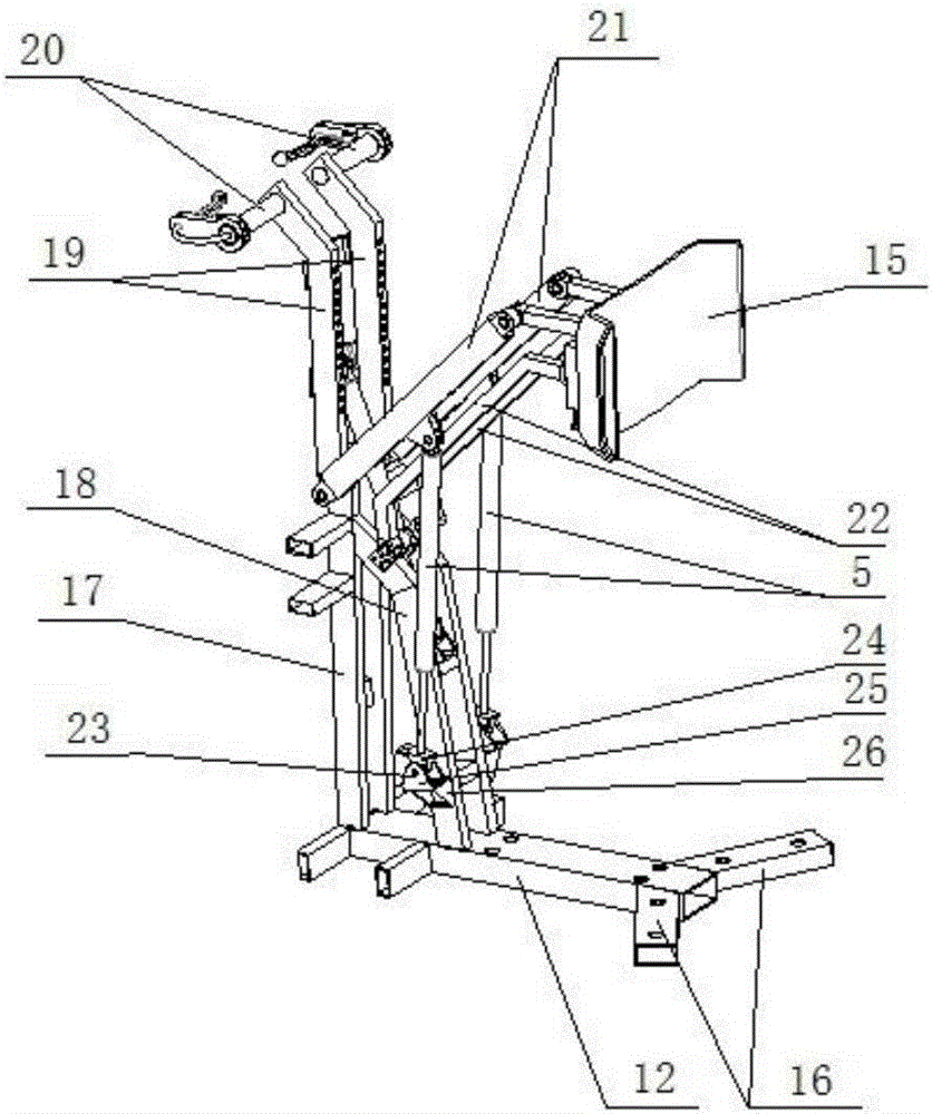 Standing rehabilitation wheelchair