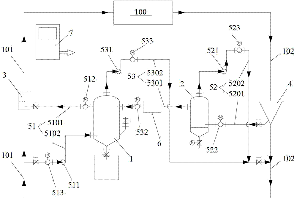 System for cleaning with rubber balls