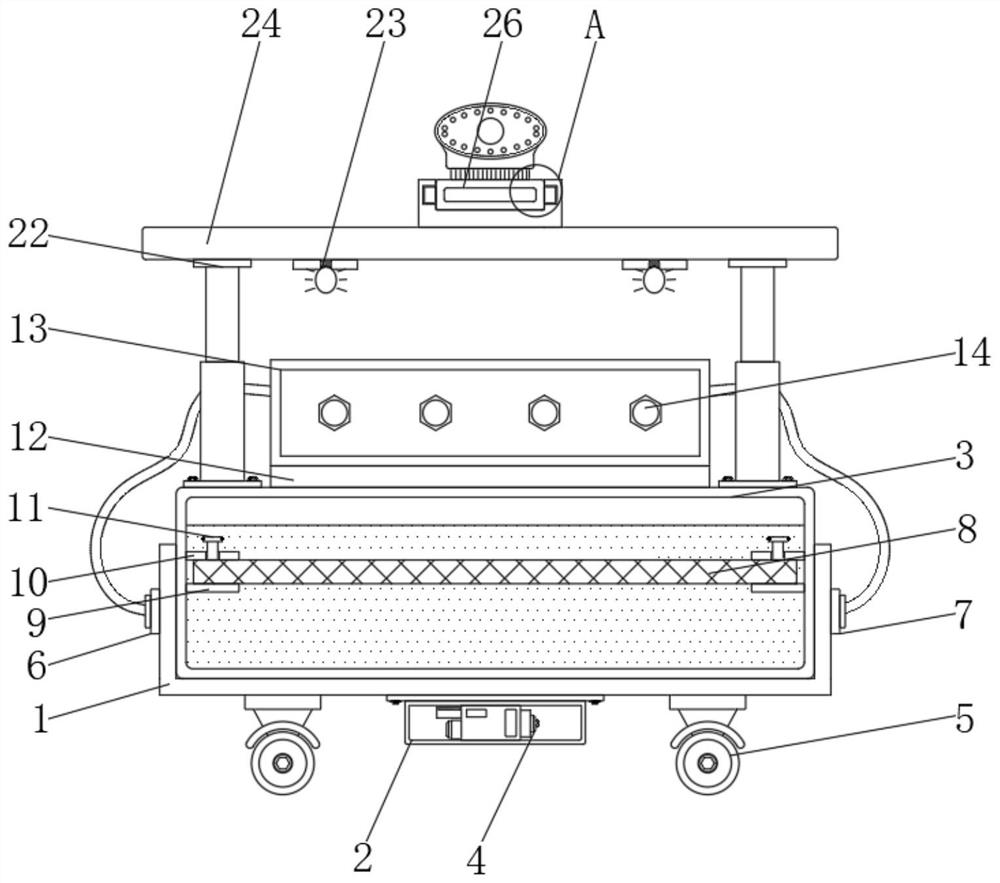 Simulating training device for internal arteriovenous fistula puncture of hemodialysis patient