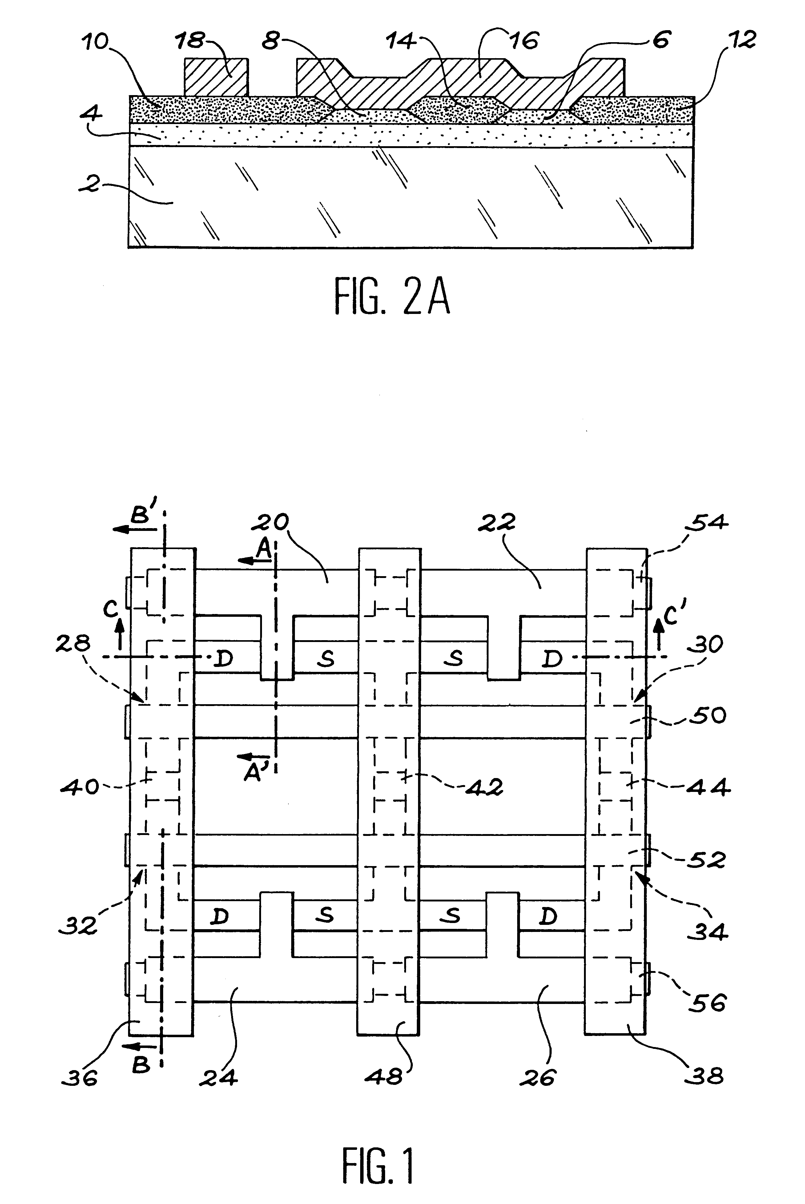 Electrically erasable, programmable, non-volatile memory device compatible with a CMOS/SOI production process