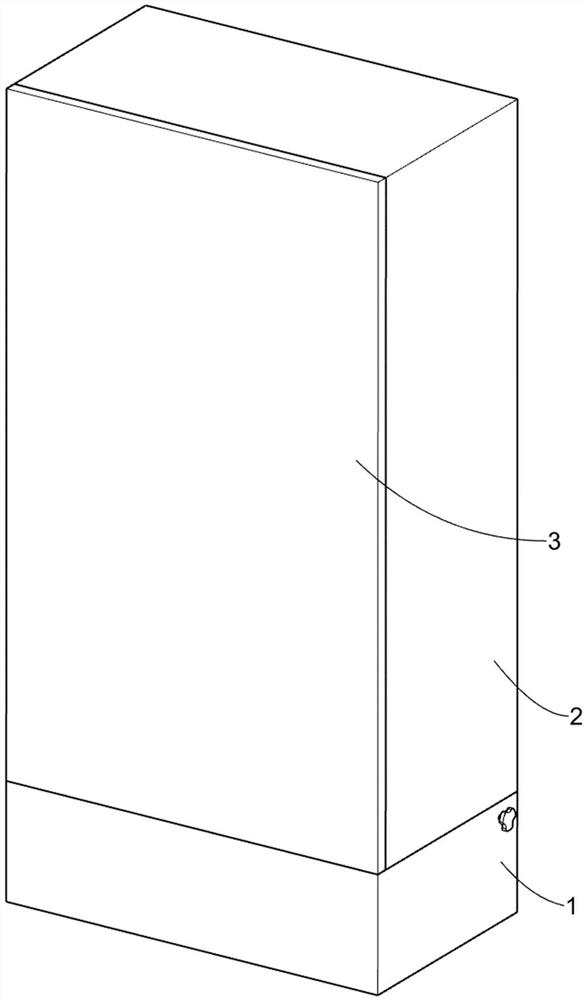 An integrated hybrid electrical cabinet that can adjust exhaust volume based on calorific value