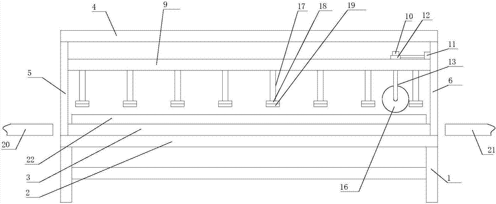 High-precision quick cutting device for building decorative boards