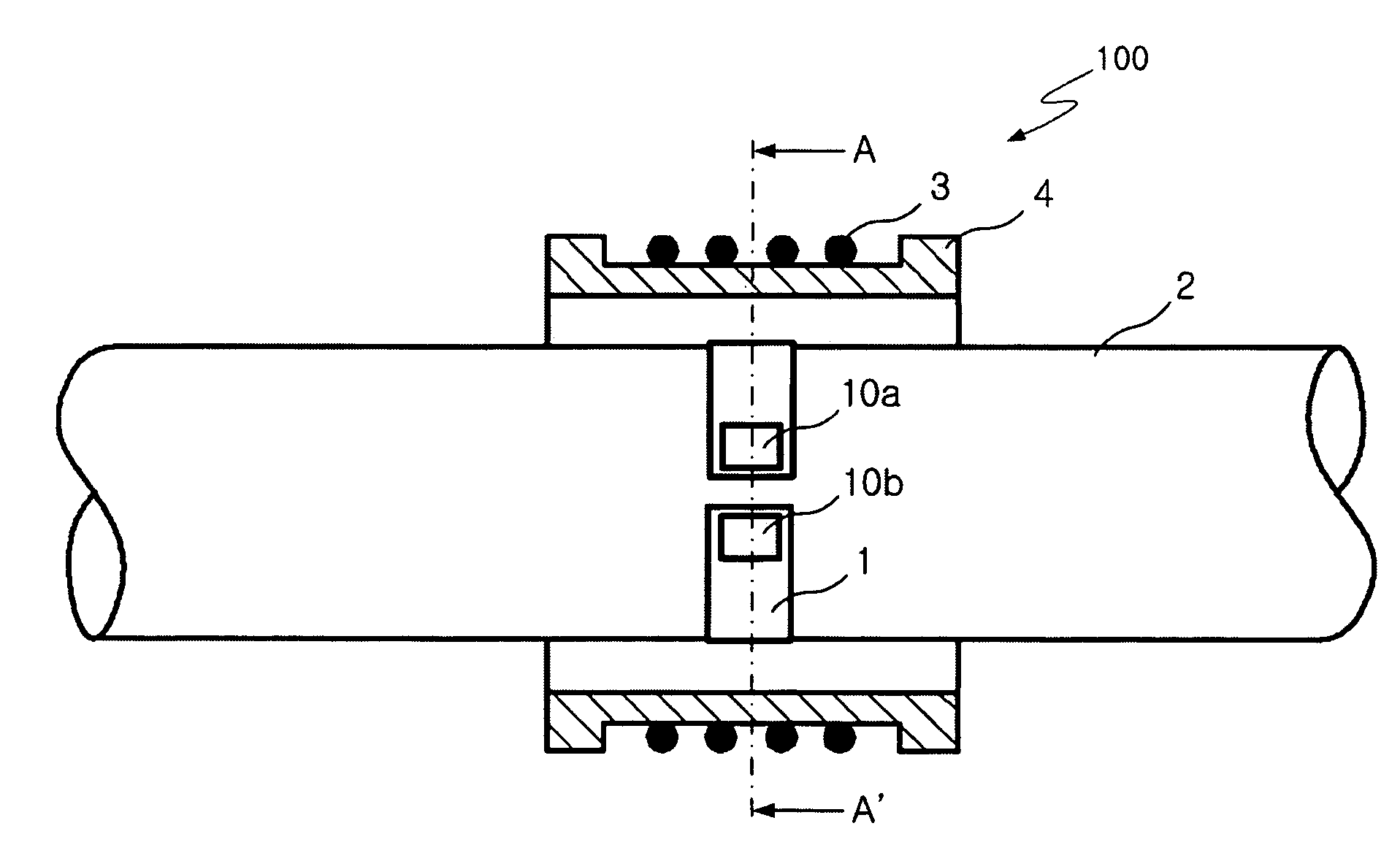 Method of generating and measuring torsional waves in cylindrical structure using magnetostrictive effect, and magnetostrictive transducer and structure diagnosis apparatus using the method