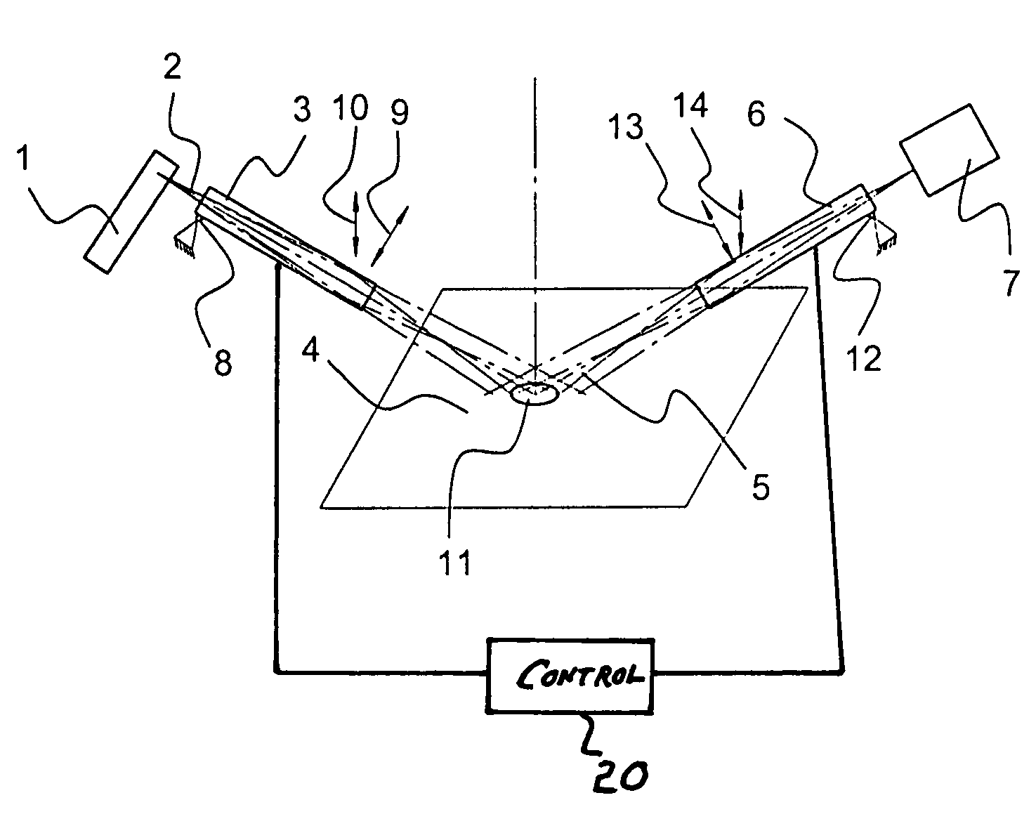 X-ray optical system with wobble device