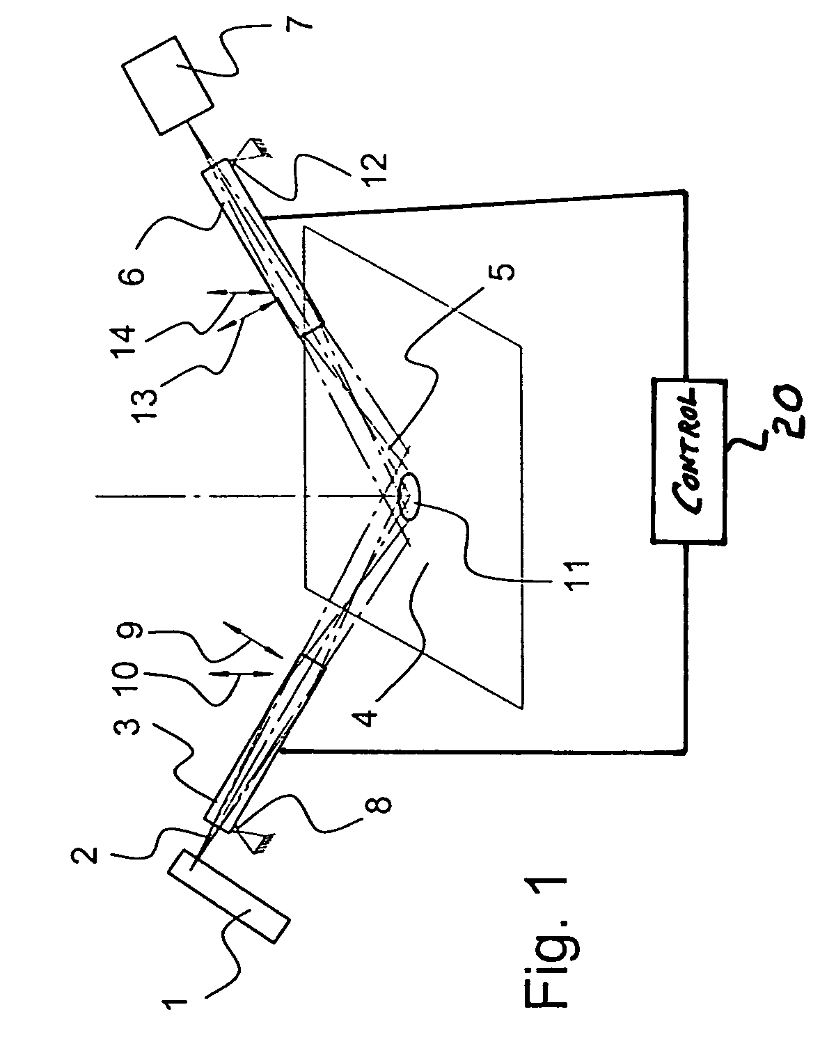 X-ray optical system with wobble device