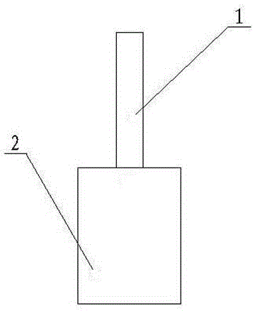 Tool for repairing balancing column of cast-aluminum rotor