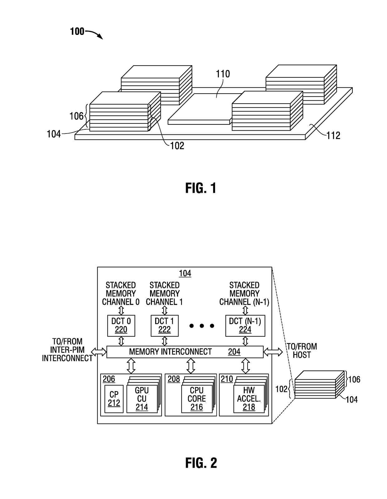 Cache coherence for processing in memory