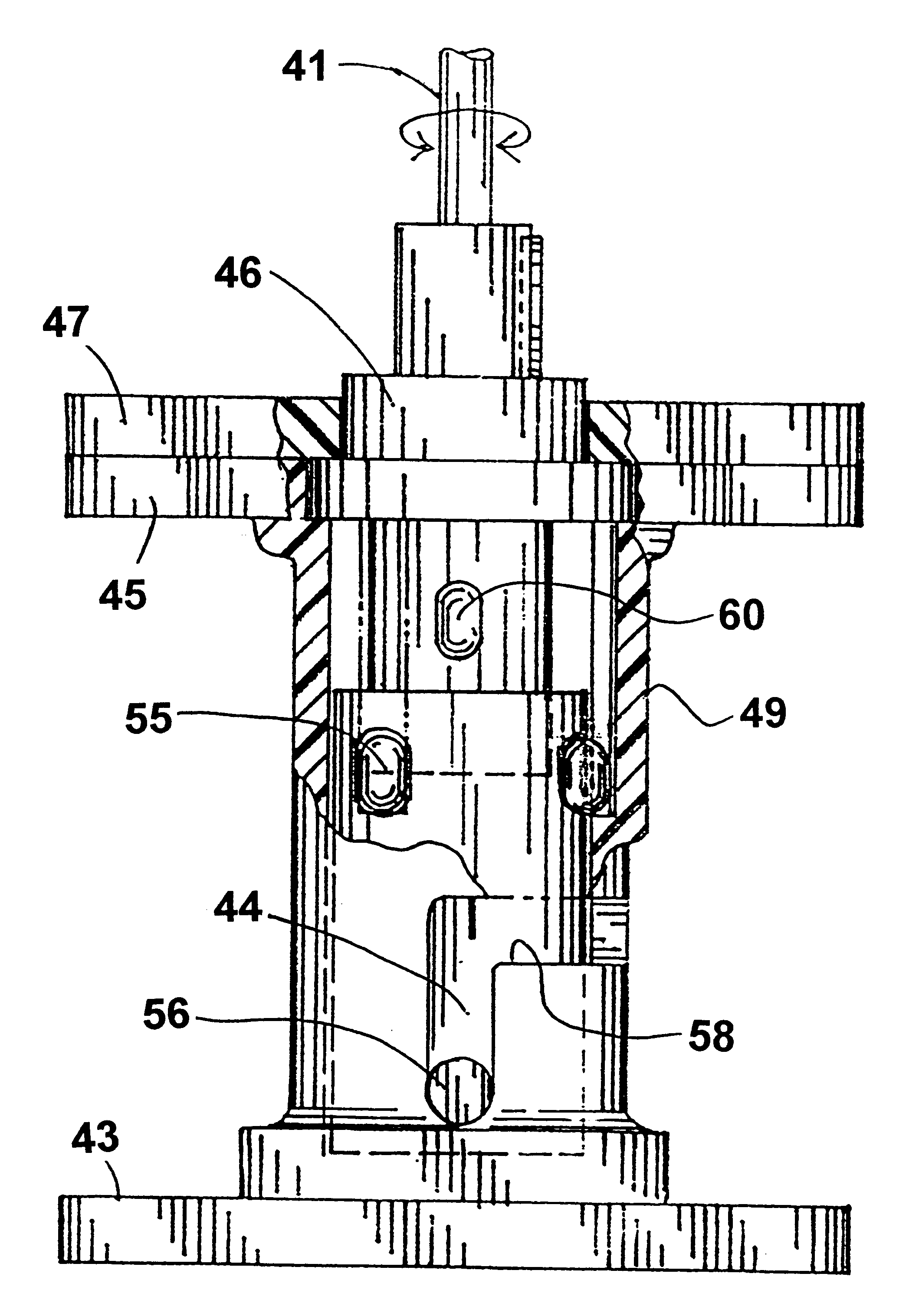 Compact stem set with load-balanced rollers for non-lubricated double block and bleed plug valves