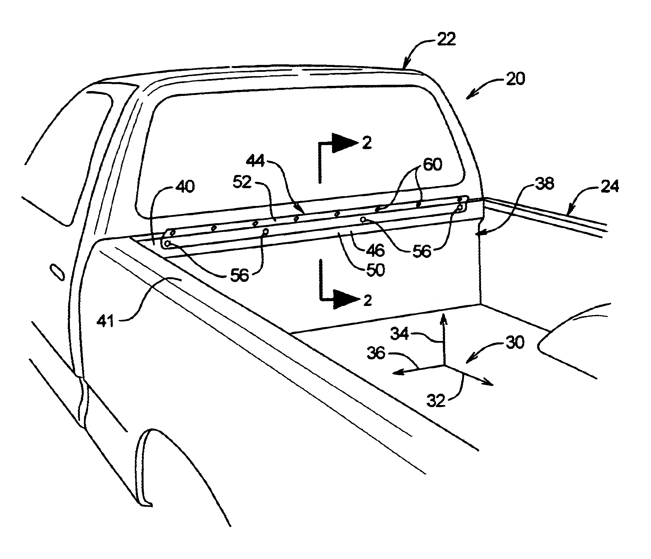 Tie down bar