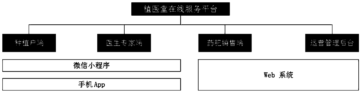 Plant protection socialized service mode based on Internet and plant hospital