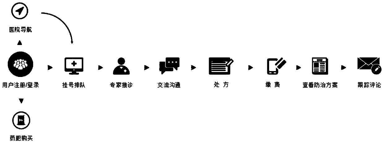 Plant protection socialized service mode based on Internet and plant hospital