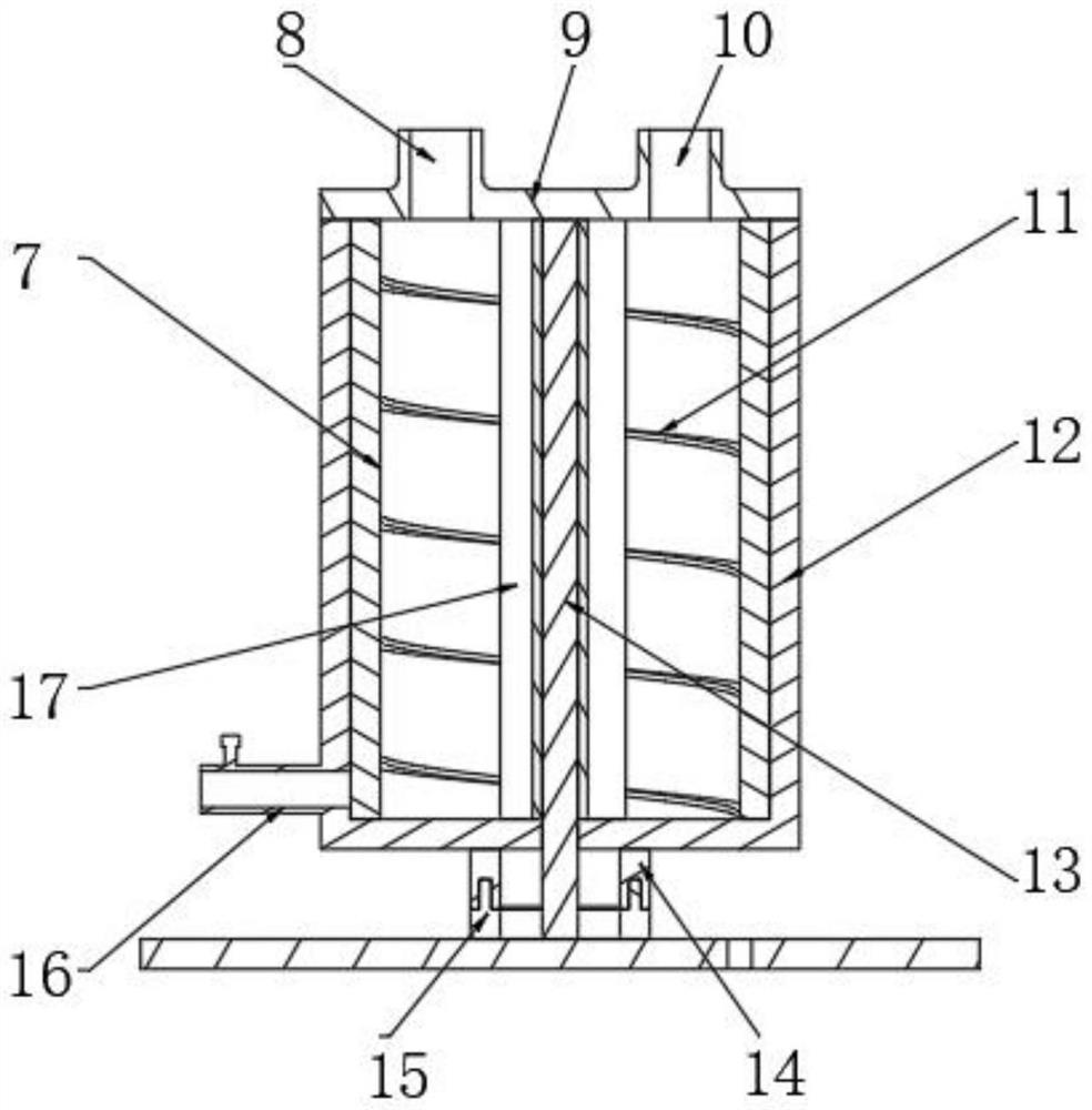 Treatment device and method for aluminum alloy machining wastewater