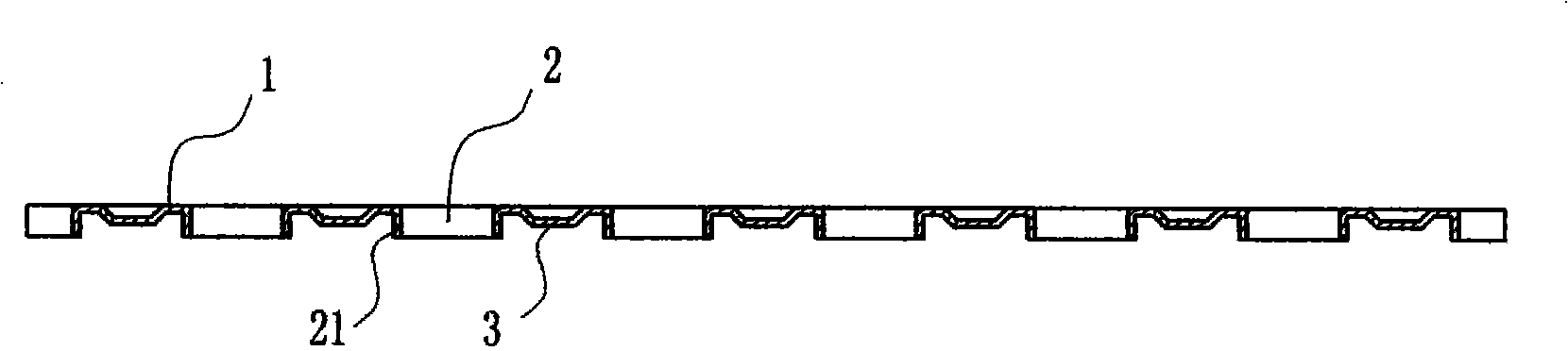 Fins for serial fin type heat exchanger