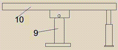 Hydraulic lifting type basketball stand