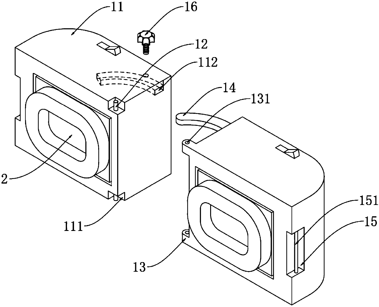 Periocular massage therapeutic apparatus for ophthalmic operation recovery