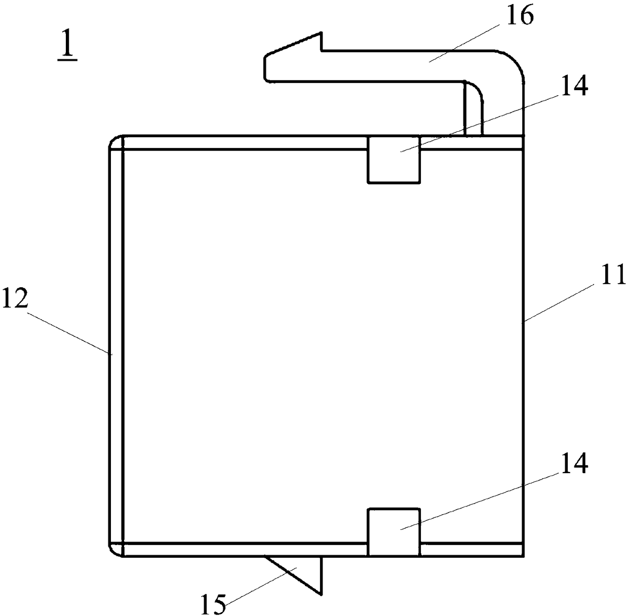 A snap-in type communication cable