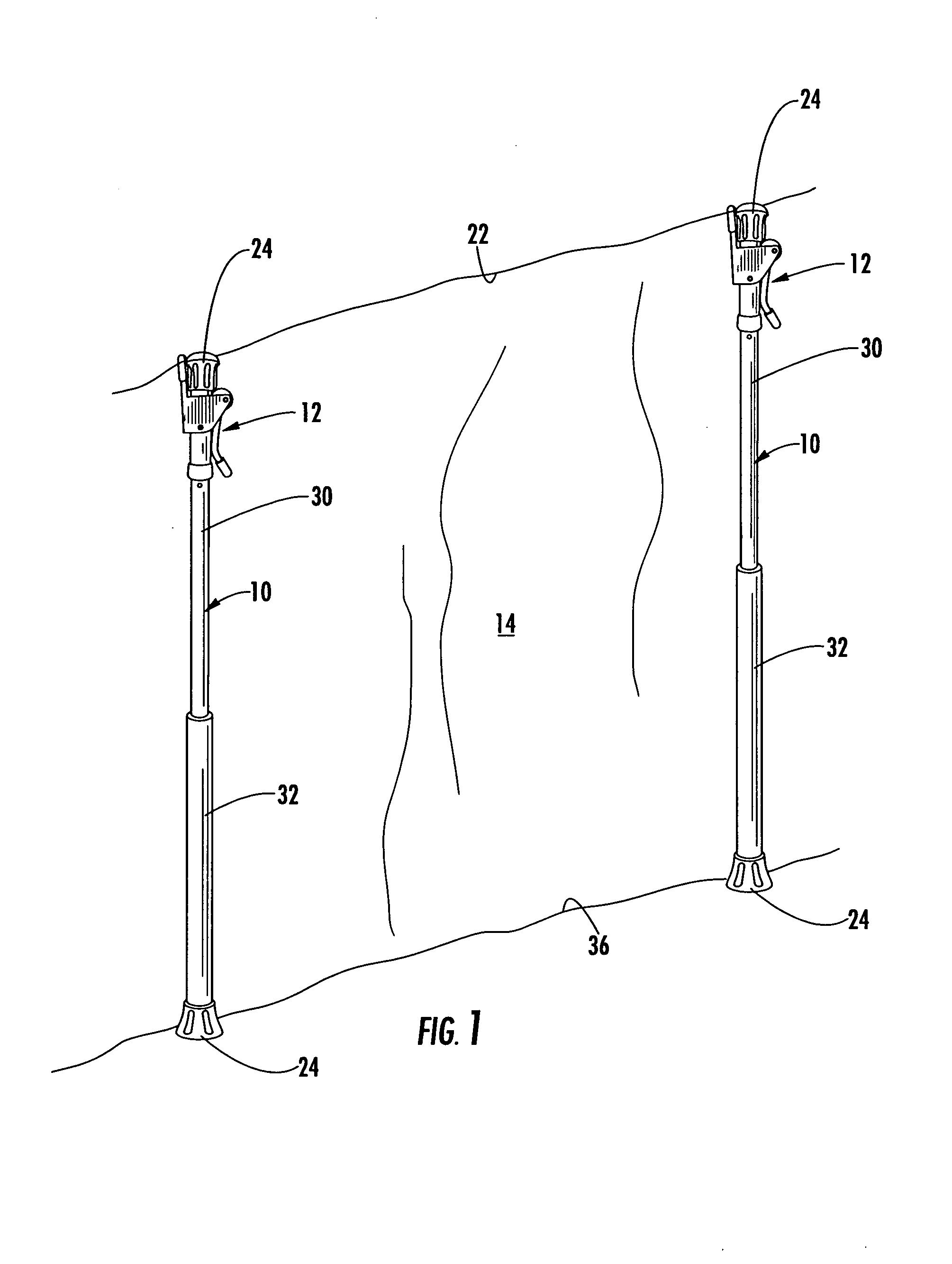 Temporary partition system