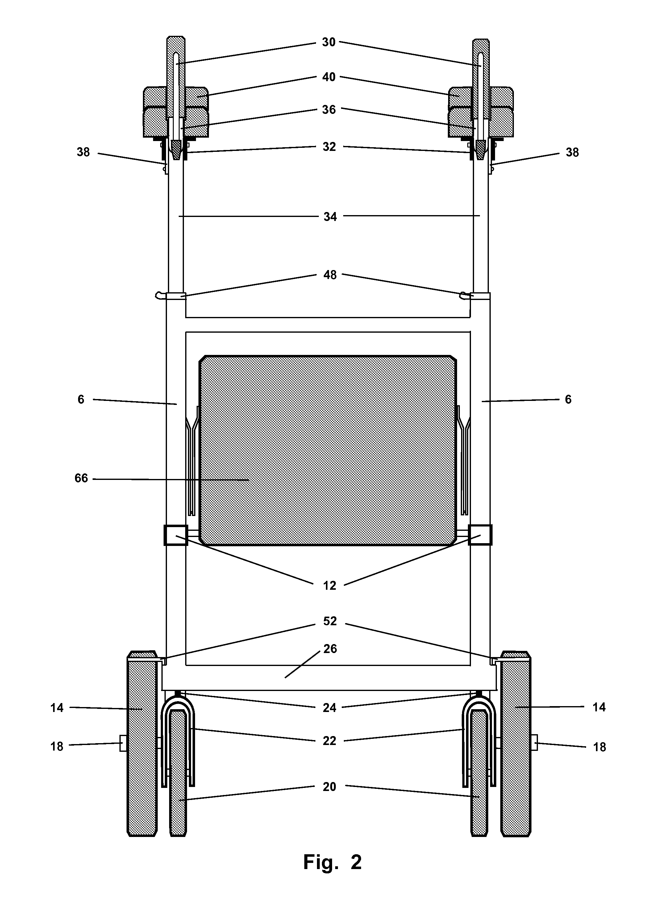 Erect posture mobility device with low turn radius