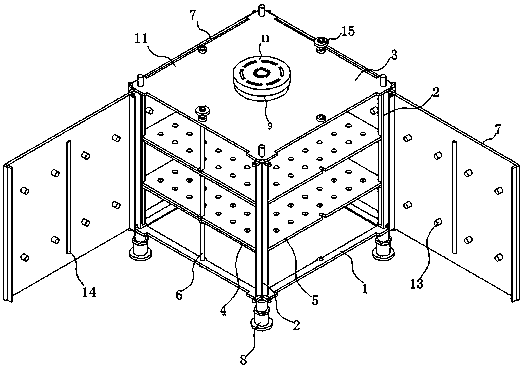 Fixed device used for kitchen and toilet products