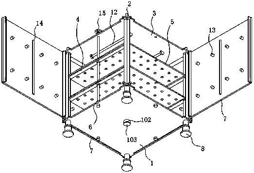 Fixed device used for kitchen and toilet products