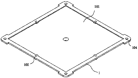 Fixed device used for kitchen and toilet products