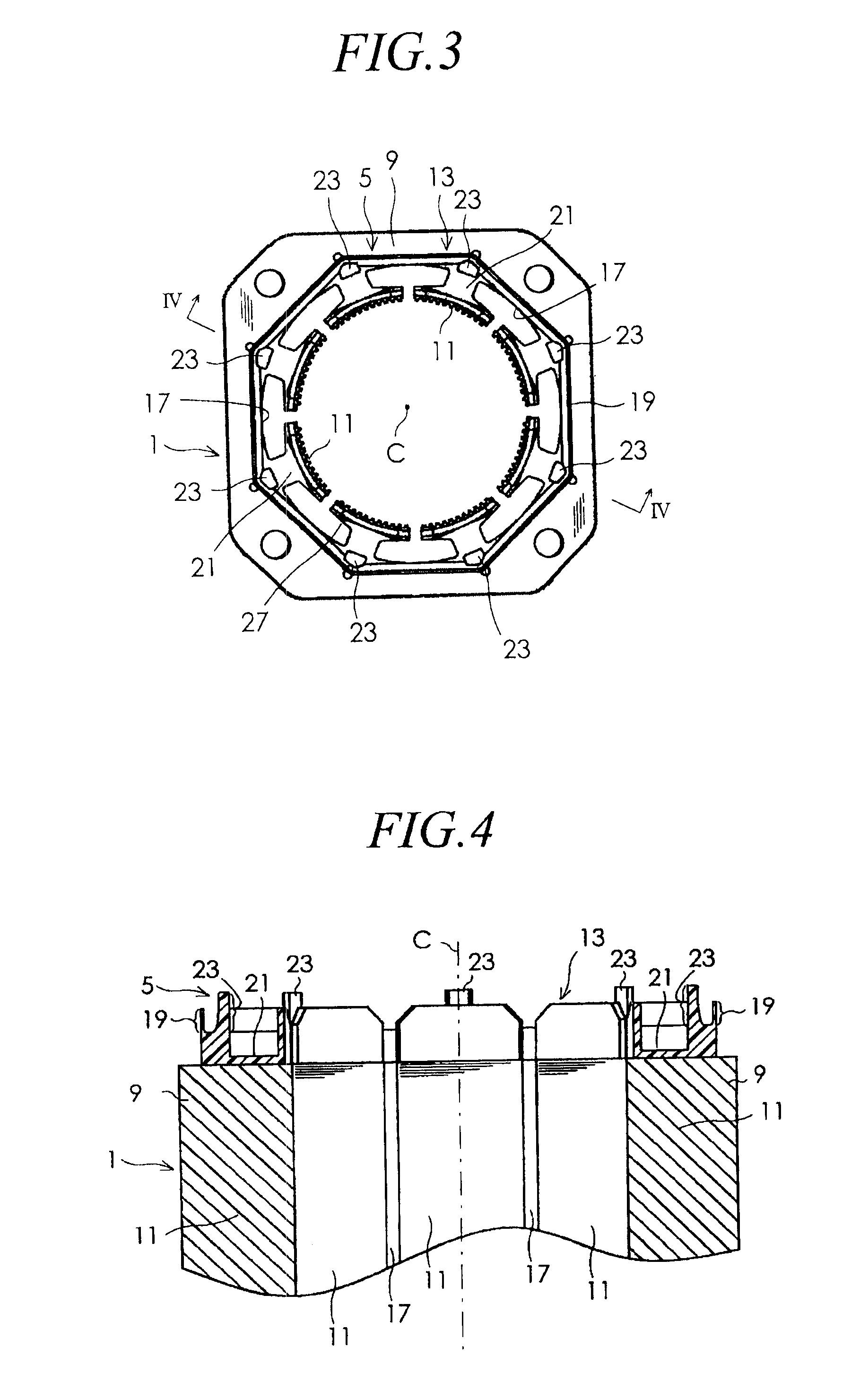 Stator for rotary electric machines