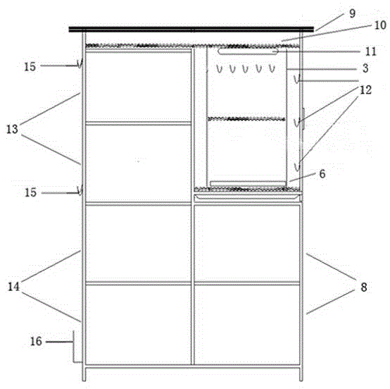 Multifunctional integrated ice cabinet