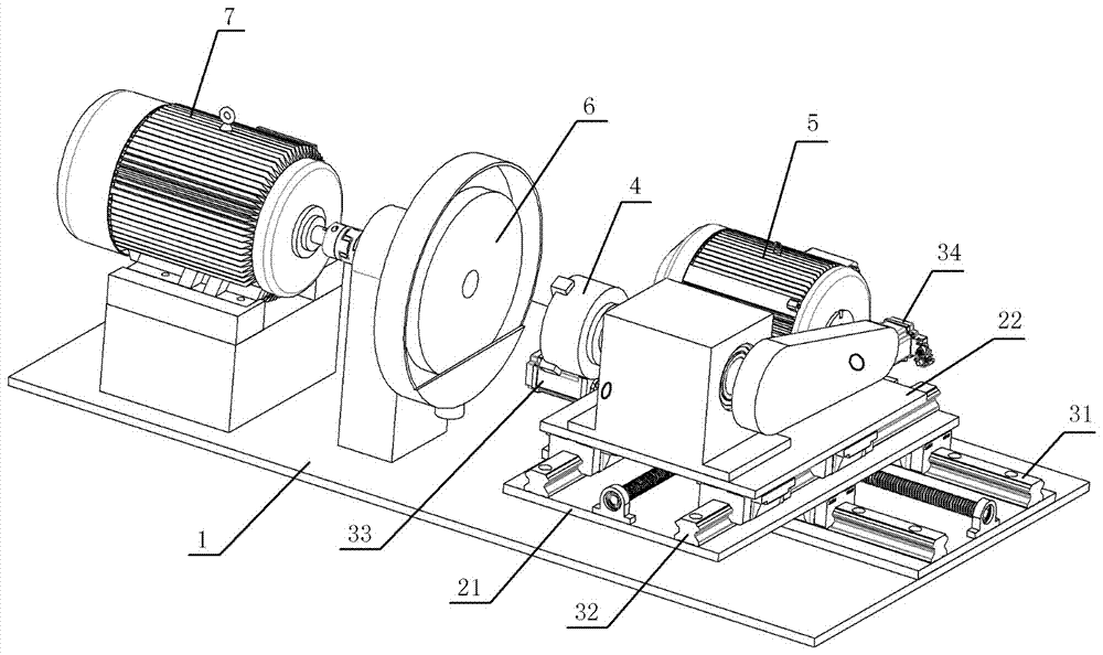 Numerical control grinding test machine