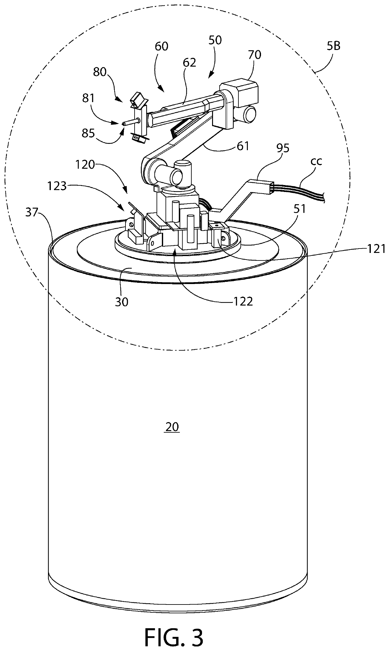 Portable robotic welder for nuclear waste handling