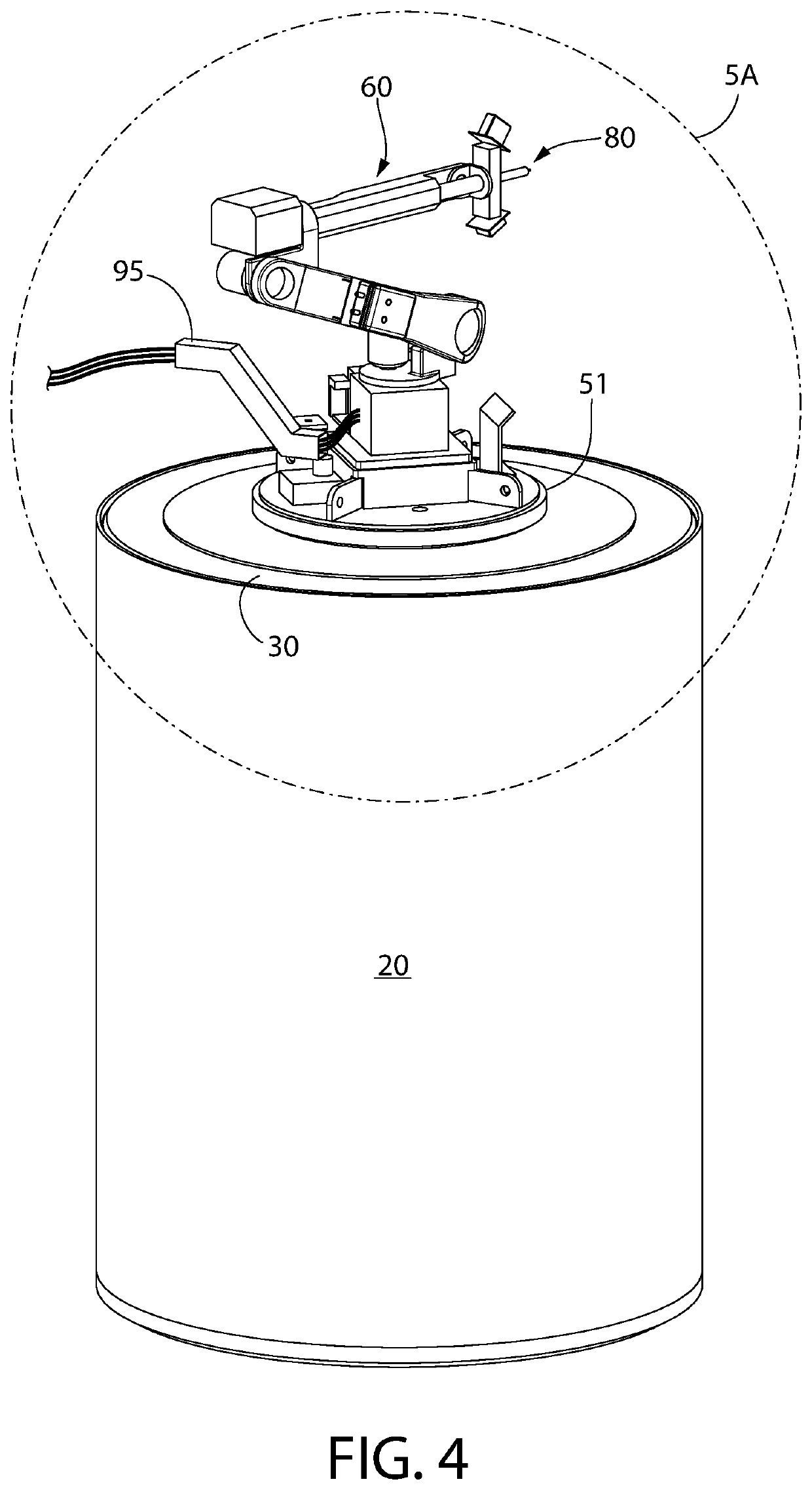 Portable robotic welder for nuclear waste handling