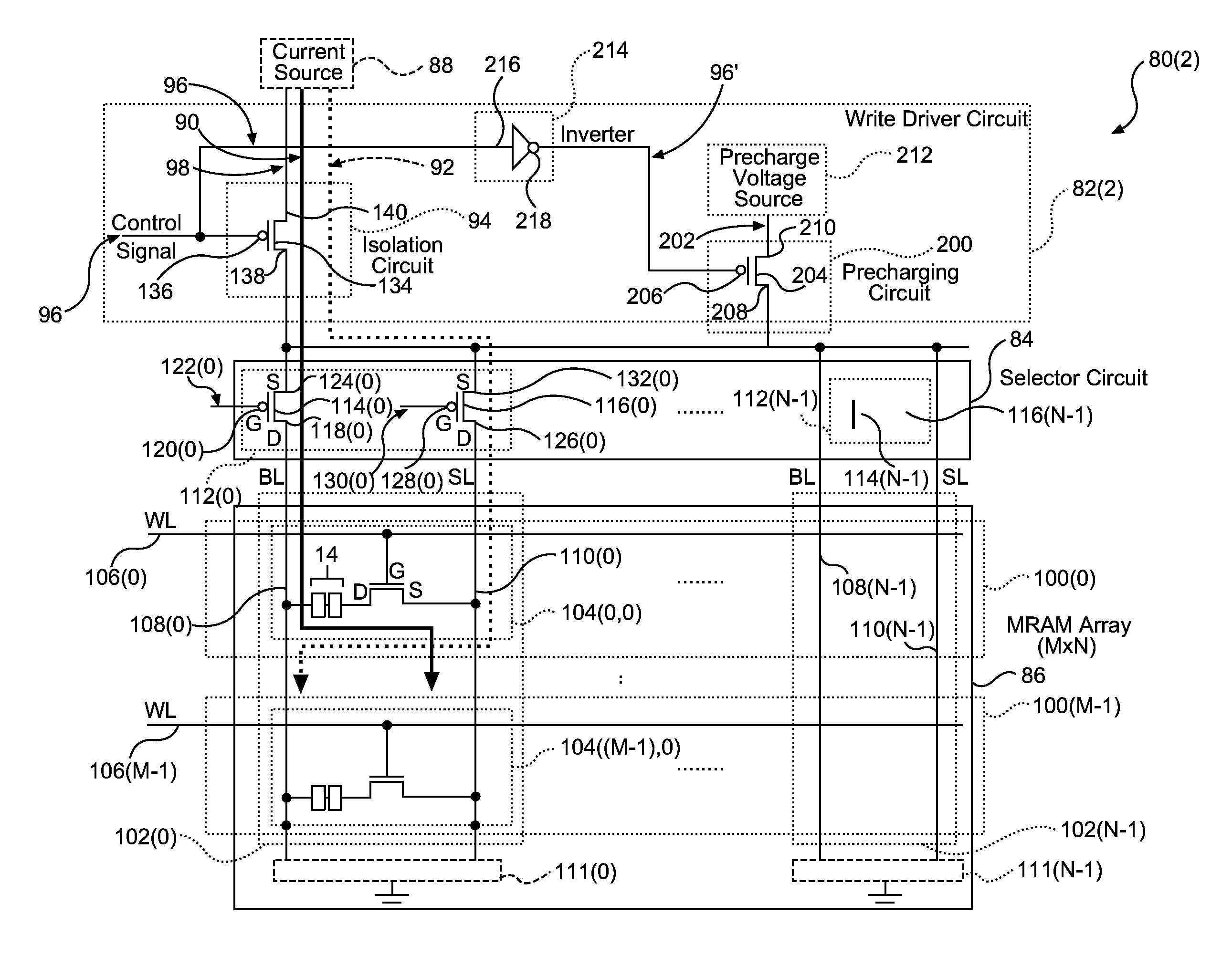 Write driver circuits for resistive random access memory (RAM) arrays