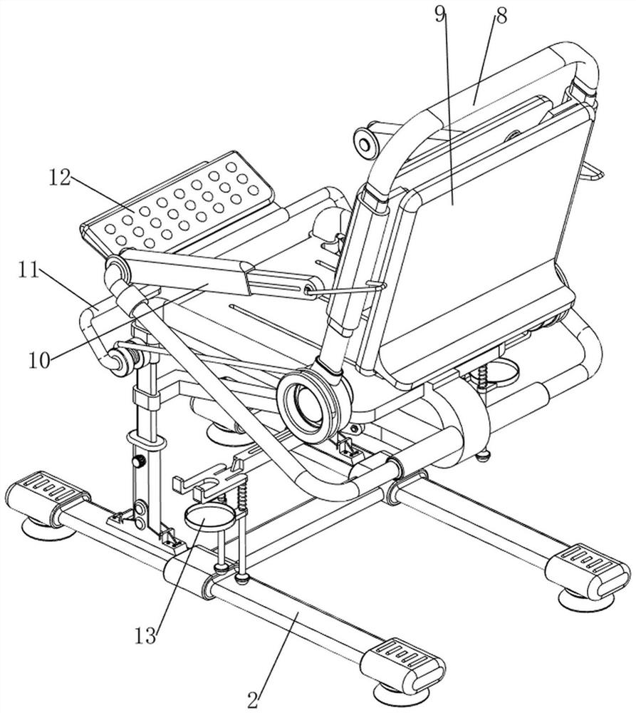 Folding leisure chair with back cushion