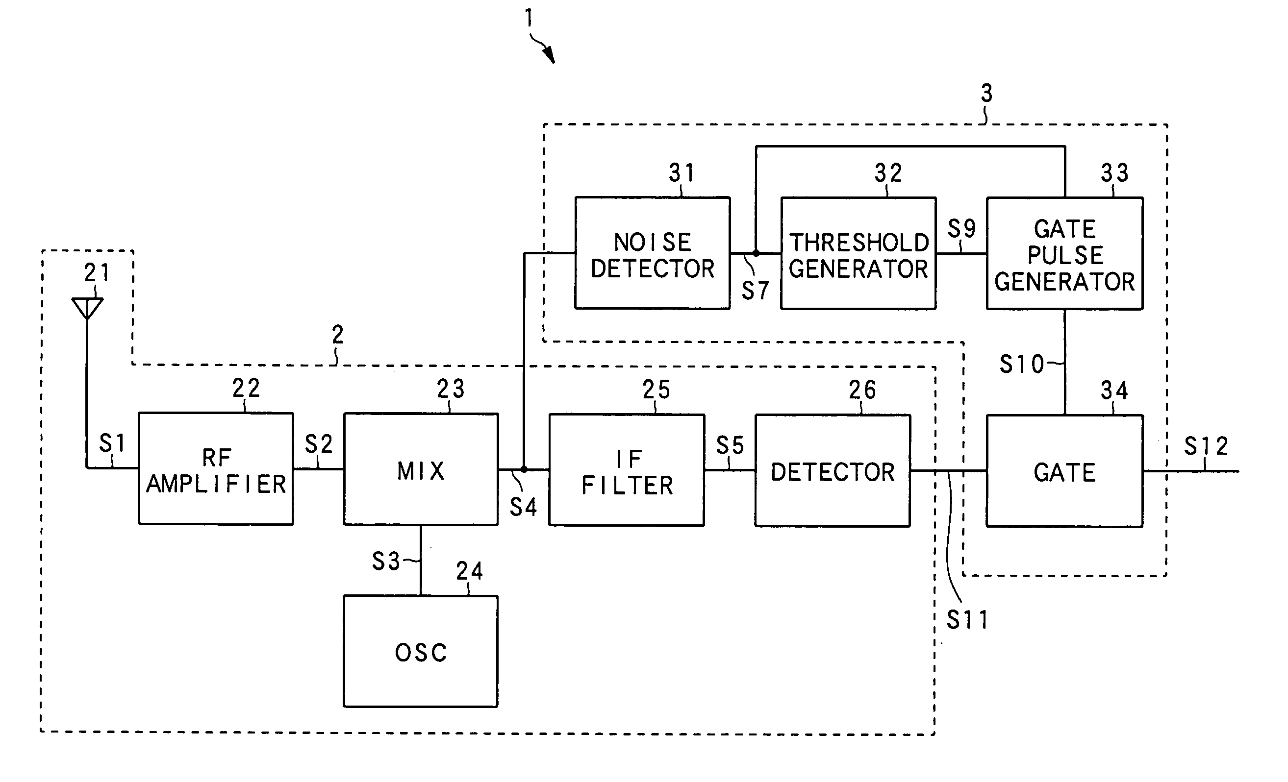 Noise eliminating apparatus and receiver