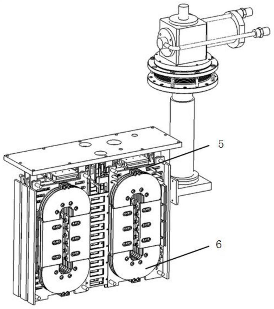 Superconducting magnet cooling device for superconducting maglev train and its application method