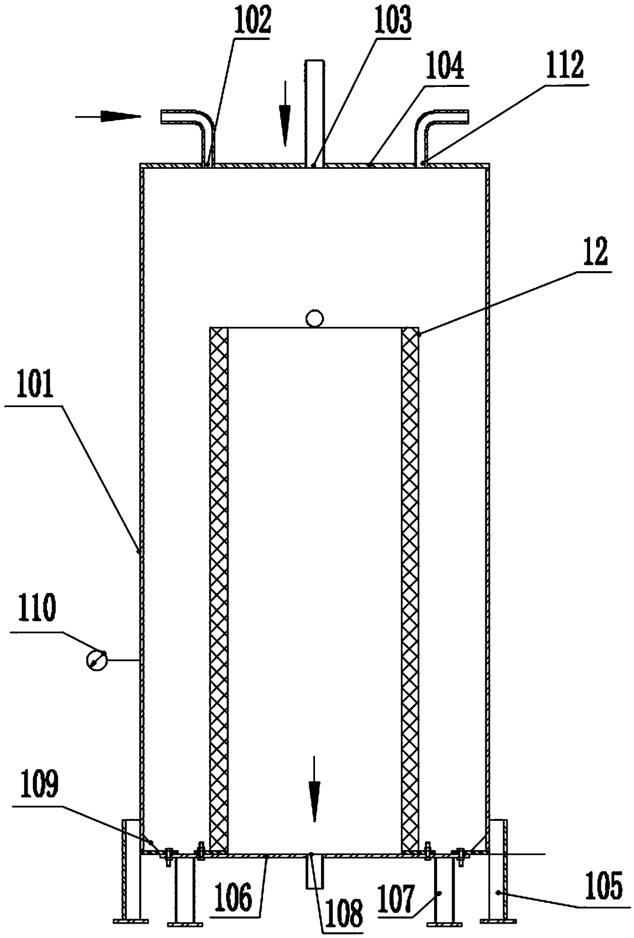 Pressure cleaning method and system of candle type demister