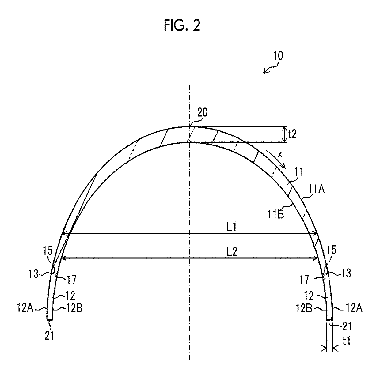 Dome cover, camera device, injection molding die, and injection molding method