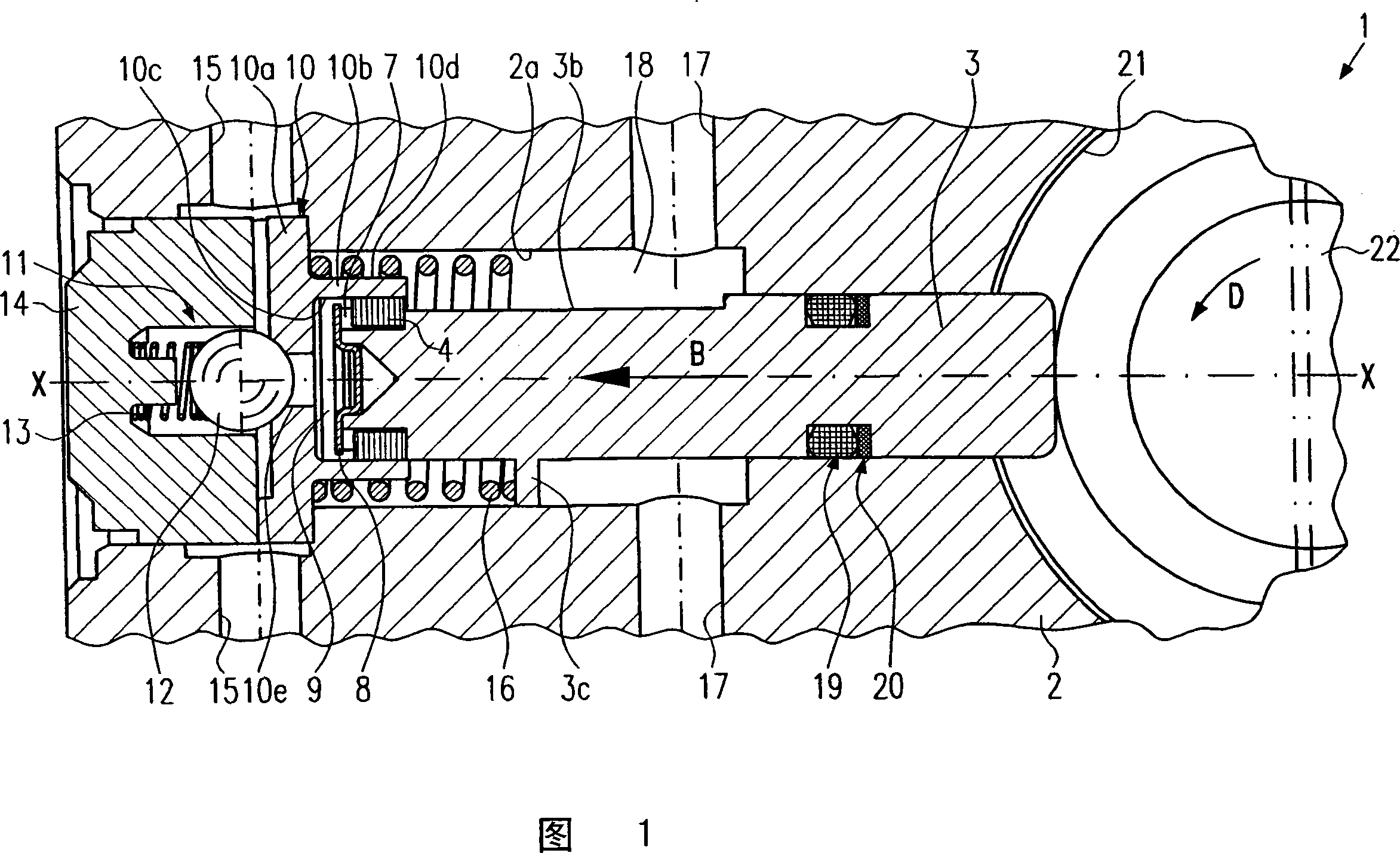 Piston pump with improved efficiency